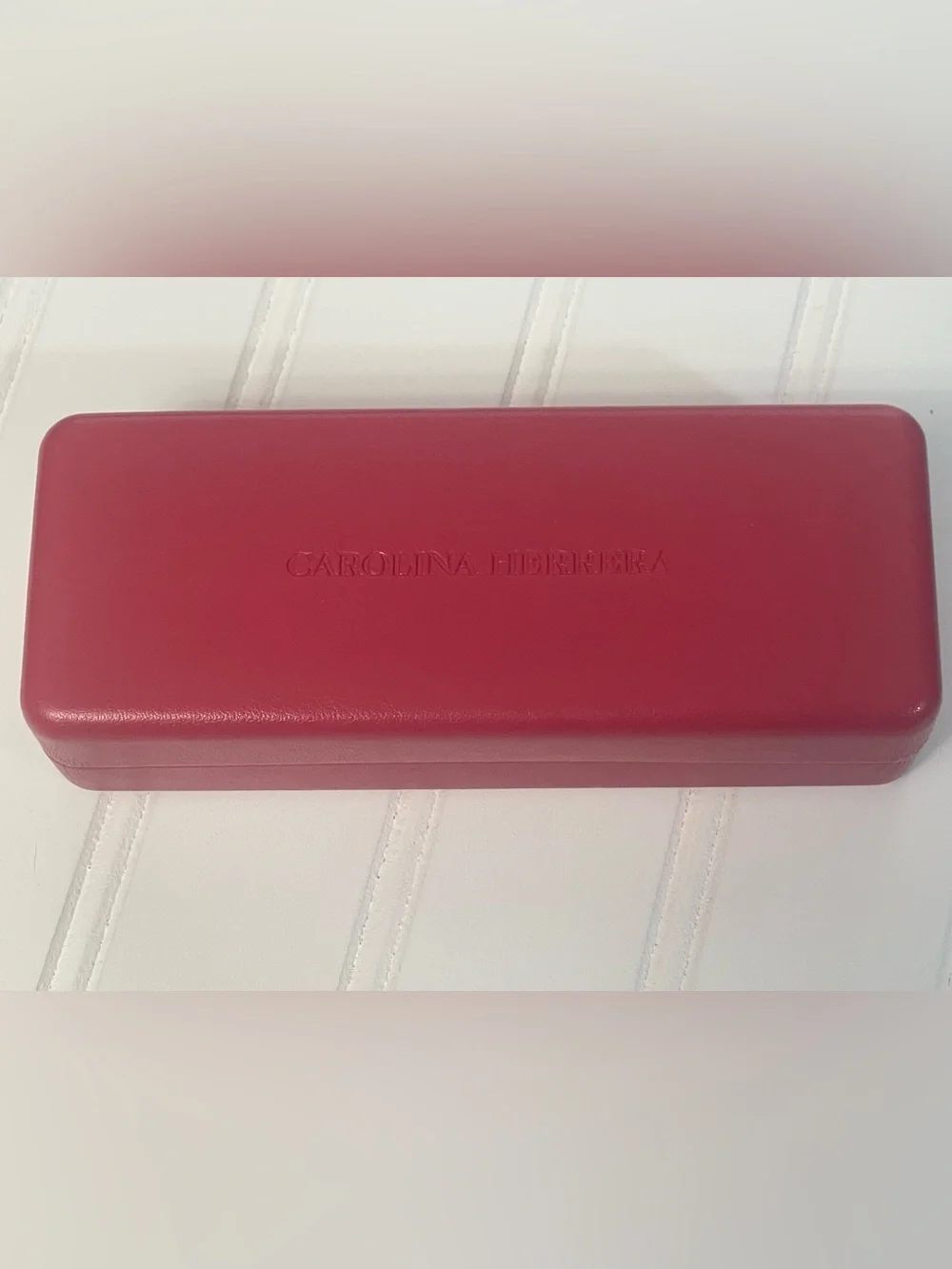 Red Carolina Herrera Eyeglass Case